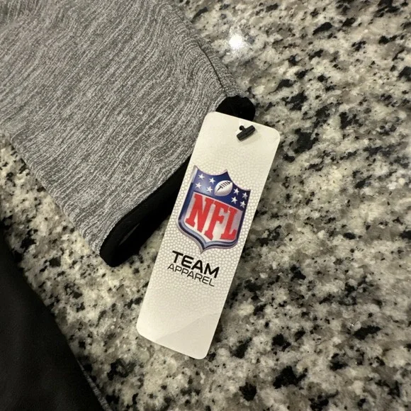 NFL Carolina Panthers Football‎ Gray Full-Zip Hoodie Sweat Shirt Size Large #368 - Picture 8 of 11